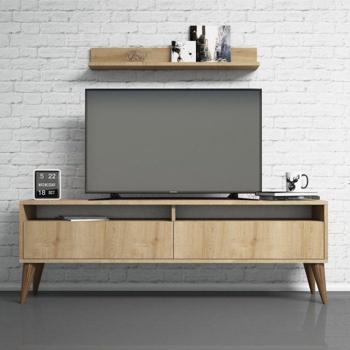 Hanah Home Mueble para TV Oak